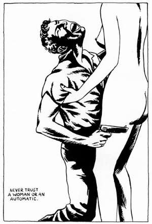 Pettibon Untitled inchiostro nero su carta