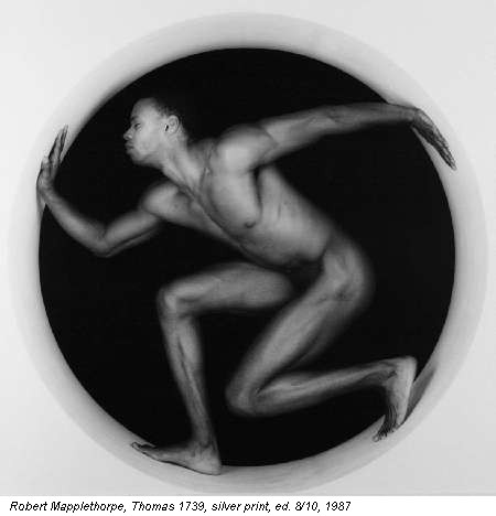 Robert Mapplethorpe, Thomas 1739, silver print, ed. 8/10, 1987