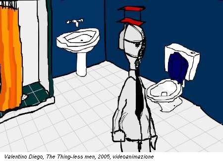 Valentino Diego, The Thing-less men, 2005, videoanimazione