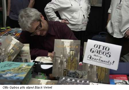Otto Gabos allo stand Black Velvet