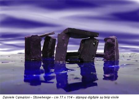Daniele Camaioni - Stonehenge - cm 77 x 114 - stampa digitale su tela vinile