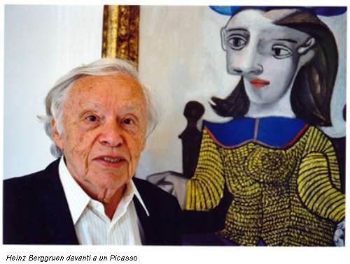 Heinz Berggruen davanti a un Picasso