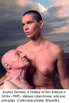 Andres Serrano, A History of Sex Antonio e Ulrike -1995 - stampa cibachrome, silicone, plexiglas -Collezione privata, Bruxelles