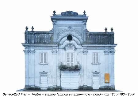 Benedetta Alfieri – Teatro – stampa lambda su alluminio d - bond – cm 125 x 180 - 2006