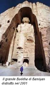 Il grande Buddha di Bamiyan distrutto nel 2001