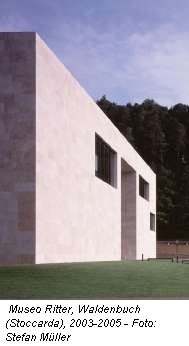 Museo Ritter, Waldenbuch (Stoccarda), 2003-2005 - Foto: Stefan Mller