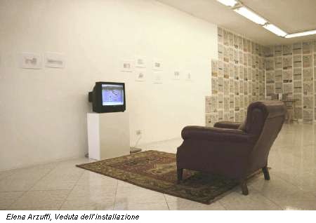 Elena Arzuffi, Veduta dell�installazione