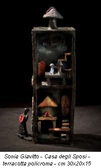 Sonia Giavitto - Casa degli Sposi - terracotta policroma - cm 30x20x15