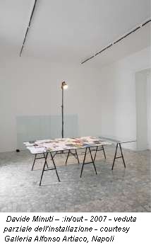 Davide Minuti - :in/out - 2007 - veduta parziale dell'installazione - courtesy Galleria Alfonso Artiaco, Napoli