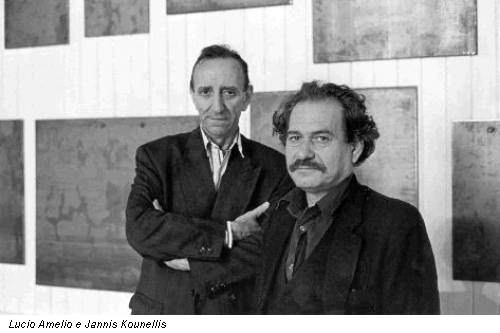 Lucio Amelio e Jannis Kounellis