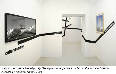 Danilo Correale - Goodbye My Darling - veduta parziale della mostra presso Franco Riccardo Artivisive, Napoli 2008