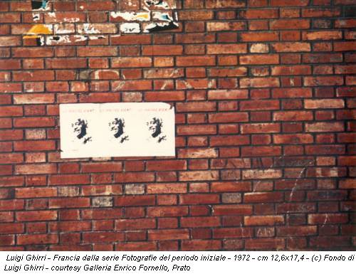 Luigi Ghirri - Francia dalla serie Fotografie del periodo iniziale - 1972 - cm 12,6x17,4 - (c) Fondo di Luigi Ghirri - courtesy Galleria Enrico Fornello, Prato