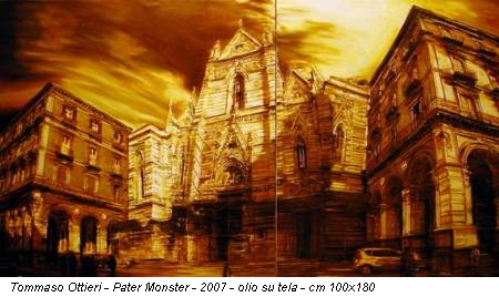 Tommaso Ottieri - Pater Monster - 2007 - olio su tela - cm 100x180
