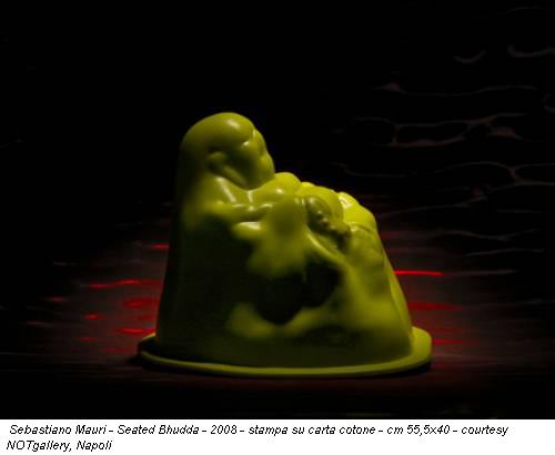 Sebastiano Mauri - Seated Bhudda - 2008 - stampa su carta cotone - cm 55,5x40 - courtesy NOTgallery, Napoli