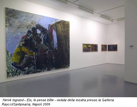 Herv Ingrand - Ein, le pense bte - veduta della mostra presso la Galleria Raucci/Santamaria, Napoli 2009