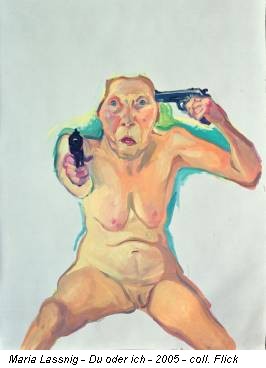 Maria Lassnig - Du oder ich - 2005 - coll. Flick