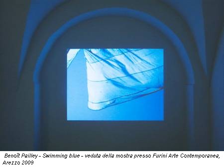 Benoît Pailley - Swimming blue - veduta della mostra presso Furini Arte Contemporanea, Arezzo 2009