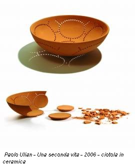Paolo Ulian - Una seconda vita - 2006 - ciotola in ceramica