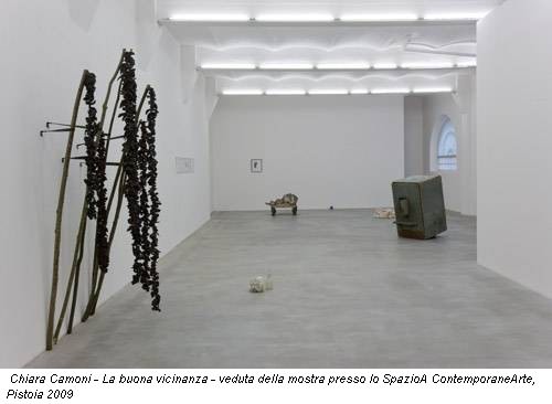 Chiara Camoni - La buona vicinanza - veduta della mostra presso lo SpazioA ContemporaneArte, Pistoia 2009