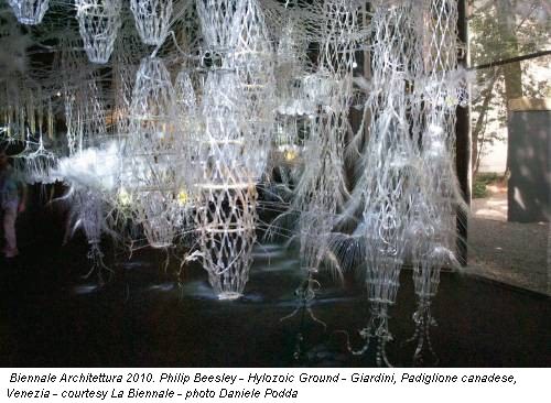 Biennale Architettura 2010. Philip Beesley - Hylozoic Ground - Giardini, Padiglione canadese, Venezia - courtesy La Biennale - photo Daniele Podda