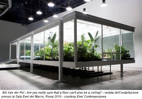 Bik Van der Pol - Are you really sure that a floor can't also be a ceiling? - veduta dell�installazione presso la Sala Enel del Macro, Roma 2010 - courtesy Enel Contemporanea