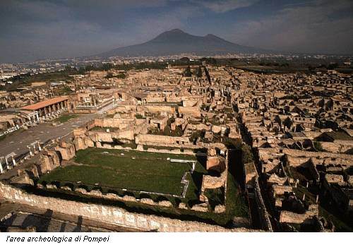 l'area archeologica di Pompei