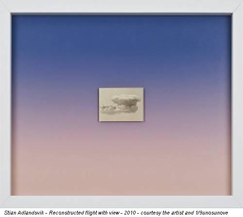 Stian Adlandsvik - Reconstructed flight with view - 2010 - courtesy the artist and 1/9unosunove