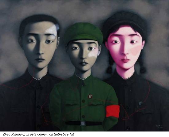 Zhao Xiaogang in asta domani da Sotheby's HK