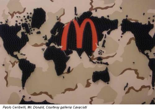 Paolo Ceribelli, Mc Donald, Courtesy galleria Cavaciuti