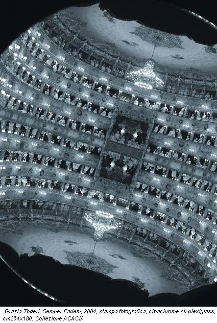 Grazia Toderi, Semper Eadem, 2004, stampa fotografica, cibachrome su plexiglass, cm254x180. Collezione ACACIA