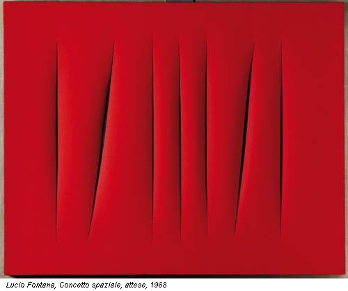 Lucio Fontana, Concetto spaziale, attese, 1968
