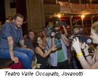 Teatro Valle Occupato, Jovanotti