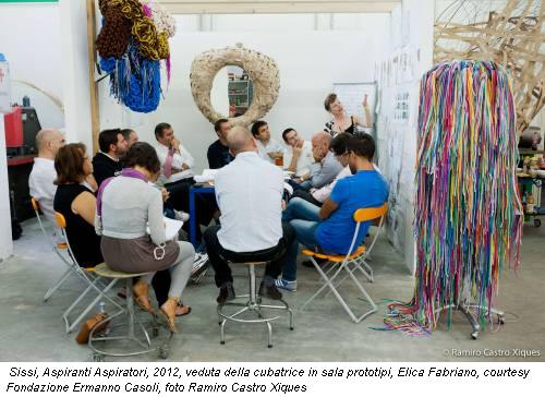 Sissi, Aspiranti Aspiratori, 2012, veduta della cubatrice in sala prototipi, Elica Fabriano, courtesy Fondazione Ermanno Casoli, foto Ramiro Castro Xiques