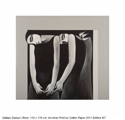 Safwan Dahoul -Reve- 110 x 119 cm. Archival Print on Cotton Paper 2011 Edition 4/7