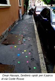 Omar Hassan, Sentiero -spot- per il parco di via Conte Rosso