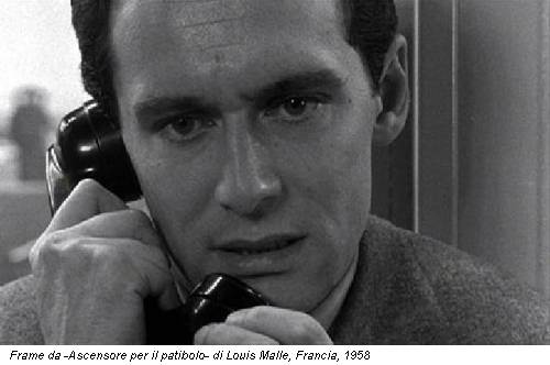 Frame da -Ascensore per il patibolo- di Louis Malle, Francia, 1958