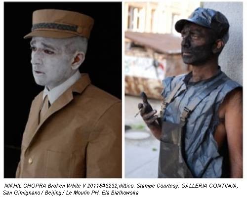 NIKHIL CHOPRA Broken White V 2011 dittico. Stampe Courtesy: GALLERIA CONTINUA, San Gimignano / Beijing / Le Moulin PH. Ela Bialkowska