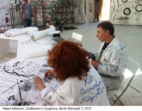 Pawel Althamer, Draftsmen�s Congress, Berlin Biennale 7, 2012