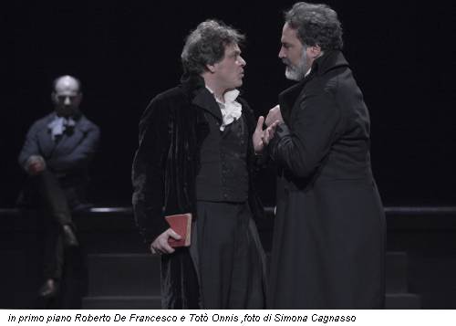 in primo piano Roberto De Francesco e Totò Onnis ,foto di Simona Cagnasso