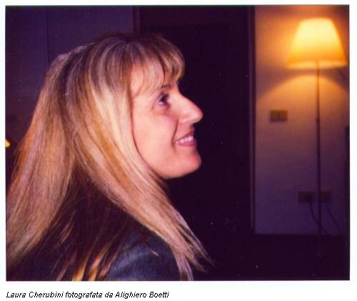 Laura Cherubini fotografata da Alighiero Boetti