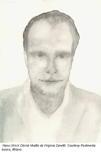 Hans Ulrich Obrist ritratto da Virginia Zanetti. Courtesy Postmedia books, Milano