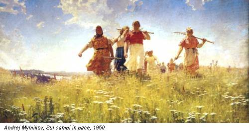 Andrej Mylnikov, Sui campi in pace, 1950