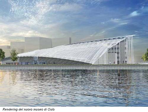 Rendering del nuovo museo di Oslo