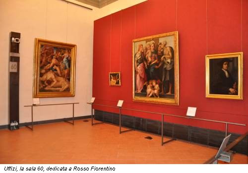 Uffizi, la sala 60, dedicata a Rosso Fiorentino