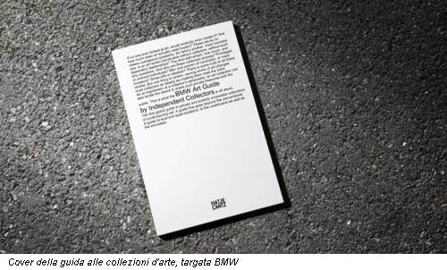 Cover della guida alle collezioni d'arte, targata BMW