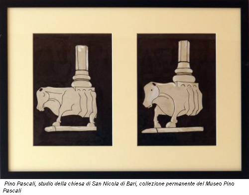 Pino Pascali, studio della chiesa di San Nicola di Bari, collezione permanente del Museo Pino Pascali