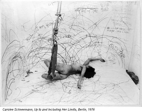 Carolee Schneemann, Up to and Including Her Limits, Berlin, 1976