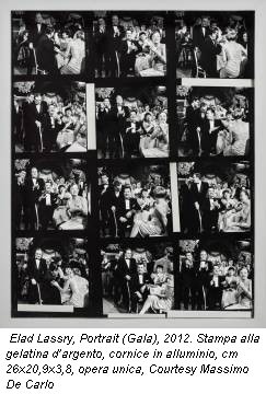 Elad Lassry, Portrait (Gala), 2012. Stampa alla gelatina d�argento, cornice in alluminio, cm 26x20,9x3,8, opera unica, Courtesy Massimo De Carlo