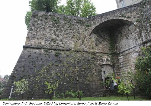 Cannoniera di S. Giacomo, Citt� Alta, Bergamo. Esterno. Foto &copy; Maria Zanchi