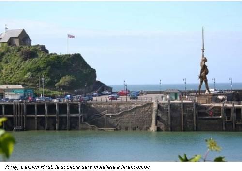 Verity, Damien Hirst: la scultura sar� installata a Ilfrancombe